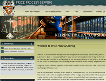 Tablet Screenshot of priceprocessserving.com